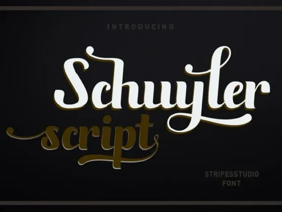 Schuyler Script font