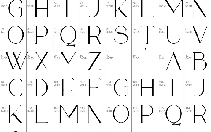 Sequoia font