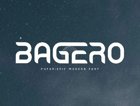 Bagero font