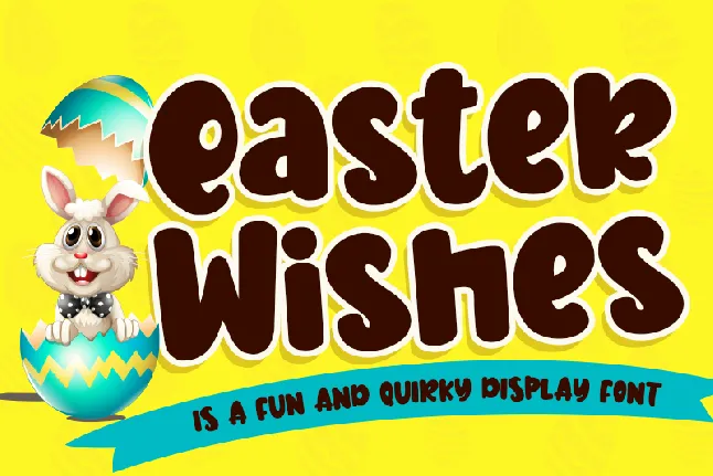 Easter Wishes - Personal Use font