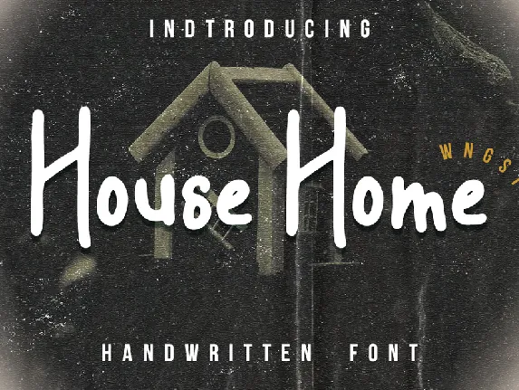 House Home font