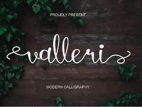 valleri - Personal Use font