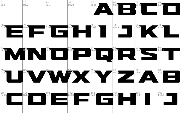 Hunterra font