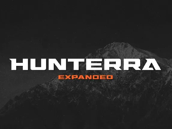 Hunterra font