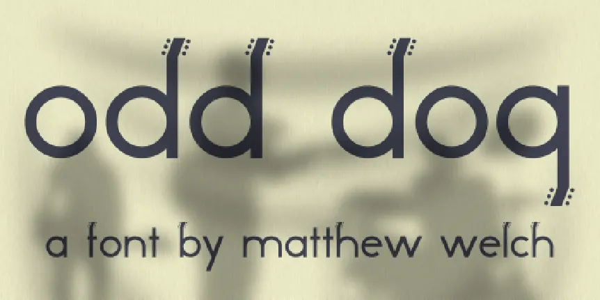 Odd Dog font