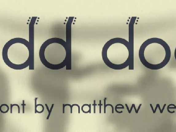 Odd Dog font