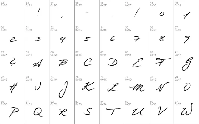 Scribble font