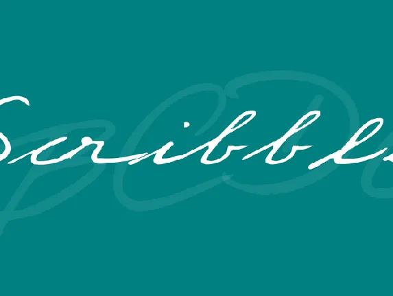 Scribble font