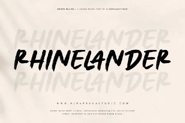 North Plains font