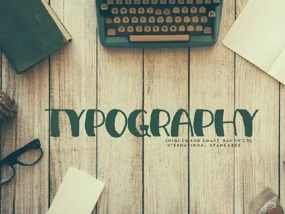 Typography Display font