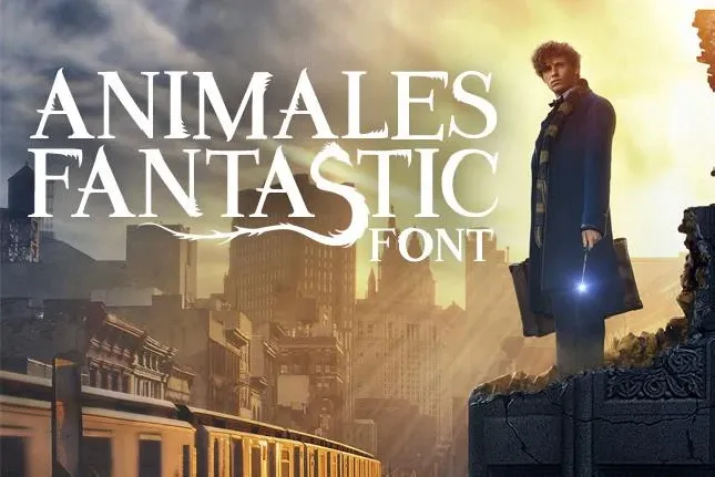 Animales Fantastic font