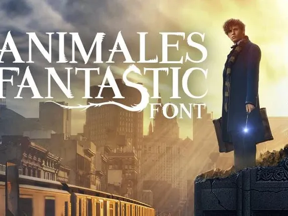 Animales Fantastic font