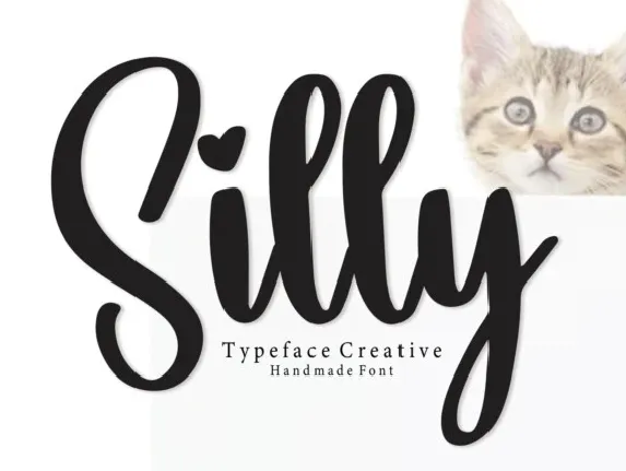 Silly Script font