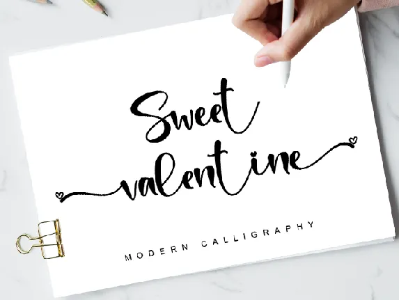 Sweet Valentine - Personal Use font