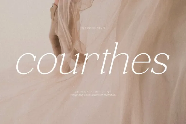 Courthes font