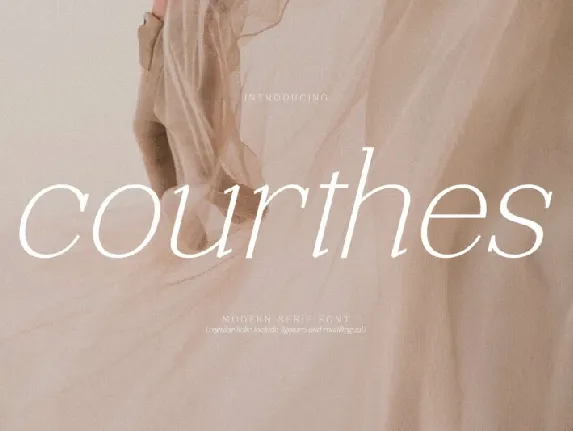 Courthes font