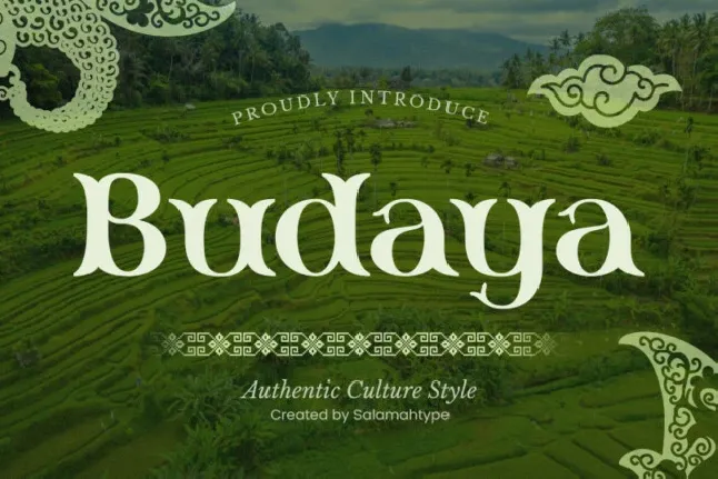 Budaya font