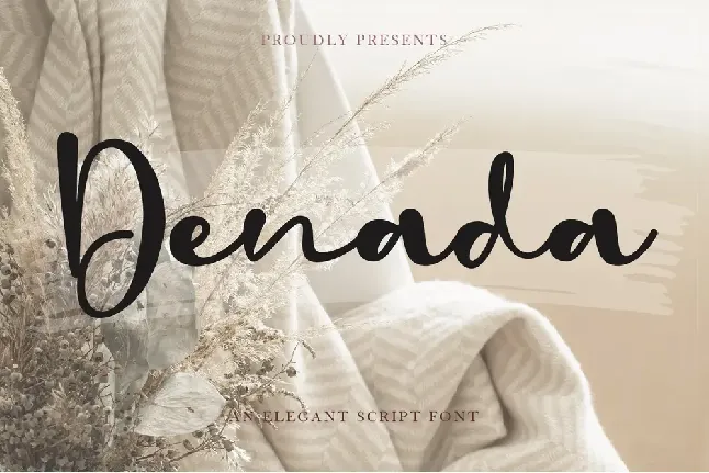 Denada - Personal Use font