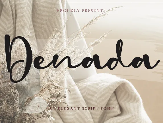 Denada - Personal Use font