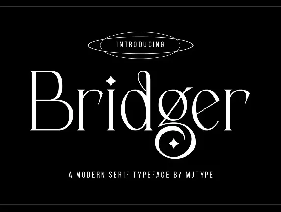 Bridger font