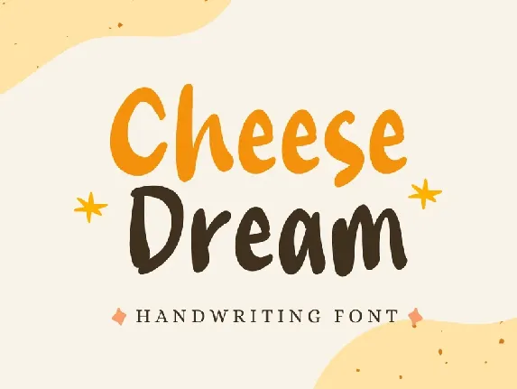 Cheese Dream font