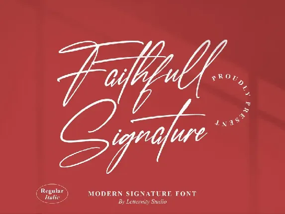 Faithfull Signature font