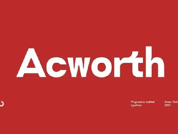 Acworth Sans Serif font