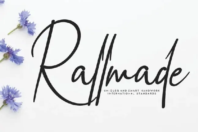 Rallmade Script font