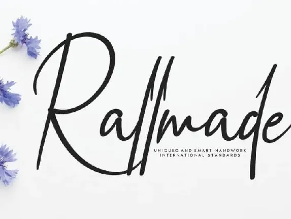 Rallmade Script font