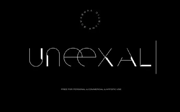 UNEEXAL Free Typeface font