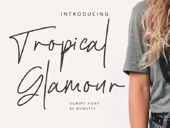 Tropical Glamour font