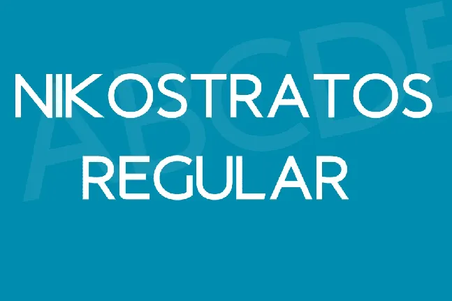 Nikostratos font