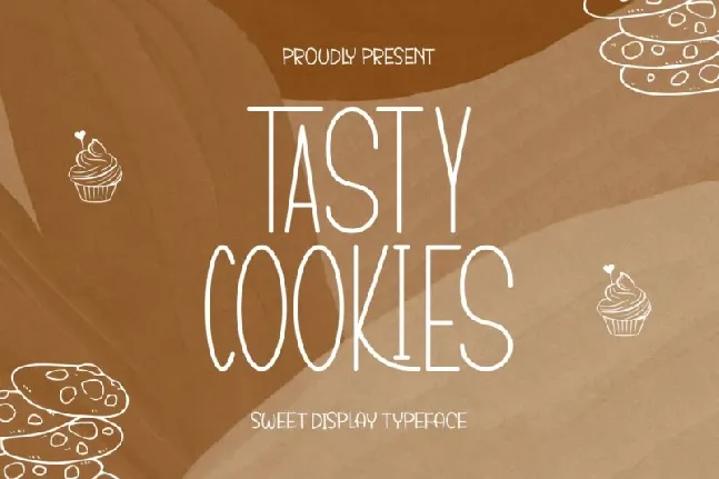 Tasty Cookies Display font