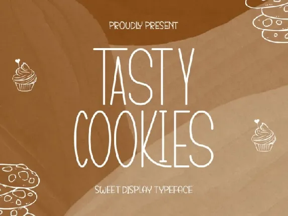 Tasty Cookies Display font