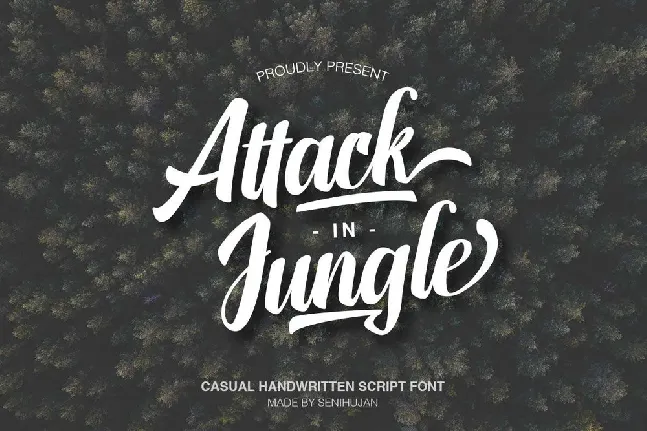 Attack in Jungle font