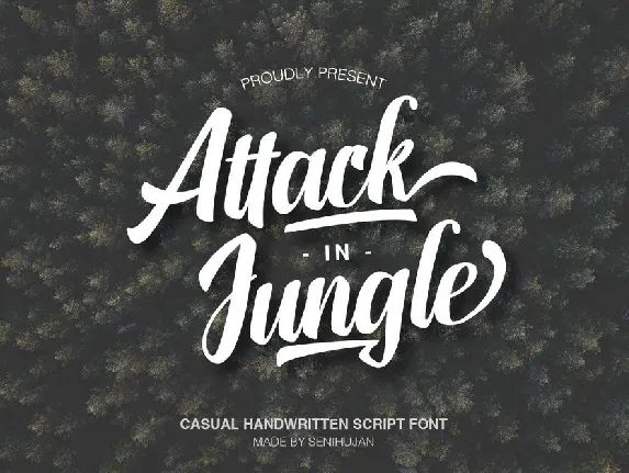 Attack in Jungle font