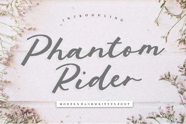 Phantom Rider Handwritten Script font