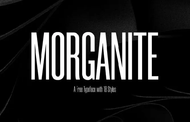 Morganite font