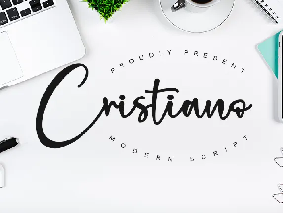 Cristiano - Personal Use font