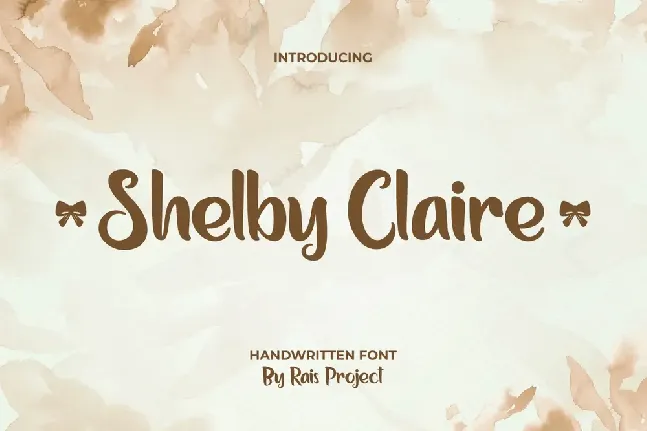 Shelby Claire Demo font