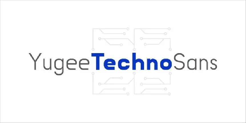 Yugee TechnoSans font