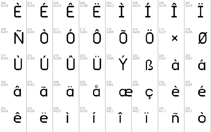 Yugee TechnoSans font