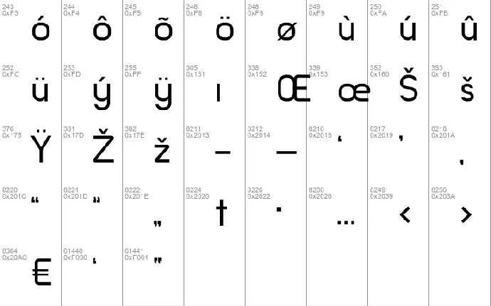 Yugee TechnoSans font