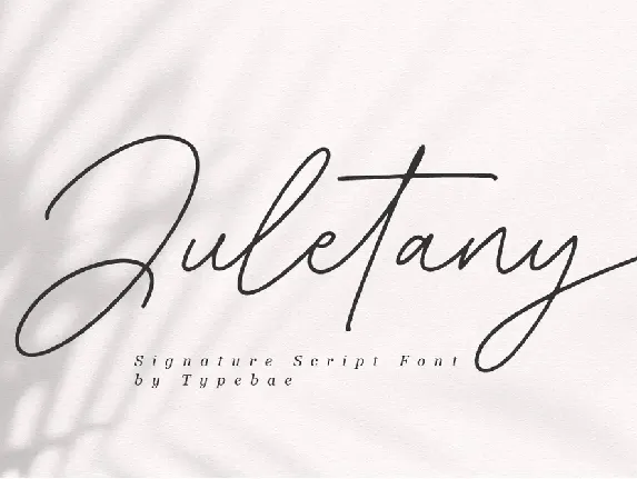 Juletany font