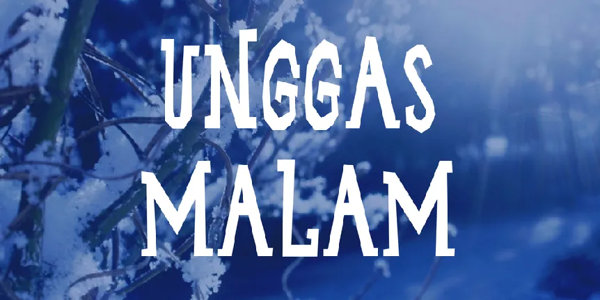 Unggas Malam font