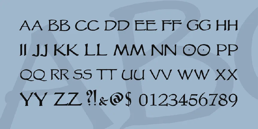 VTC Goblin Hand font