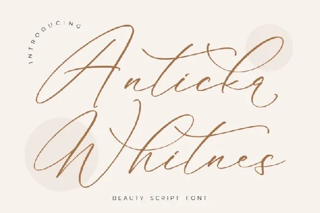 Anticka Whitnes font