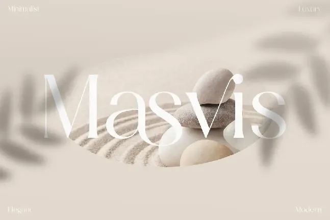 Masvis Minimalist Serif font