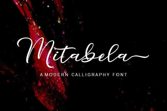 Mitabela Script font