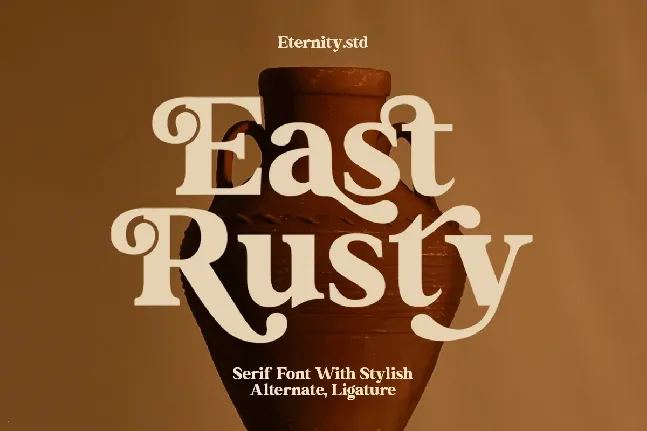 East Rusty font